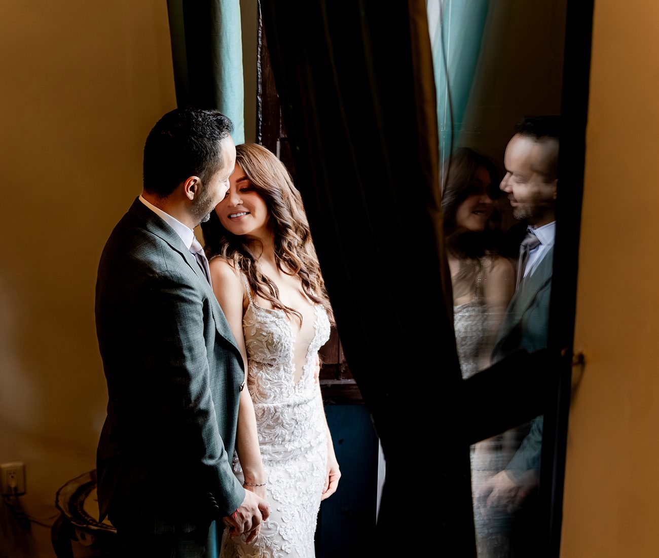 Sesión preboda en estudio en Guadalajara